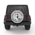 INHALE THE GOOD WHITE TIRE COVER