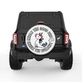 INHALE THE GOOD WHITE TIRE COVER