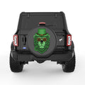 IRISH LION BLACK CARBON FIBER TIRE COVER