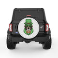 IRISH MONKEY PEARL  WHITE CARBON FIBER TIRE COVER