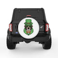 IRISH MONKEY WHITE TIRE COVER