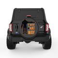 IT WENT THAT WAY FUNNY BIGFOOT BLACK TIRE COVER
