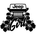 JEEP GIRL FLOWERS
