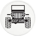JEEP GIRL BLACK TIRE COVER
