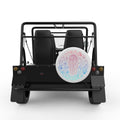 JELLYFISH WITH SEA TURTLE WHITE CARBON FIBER TIRE COVER FOR MOKE