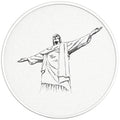 JESUS CHRIST THE REDEEMER BLACK TIRE COVER