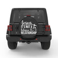 JESUS IS NOT A RELIGION