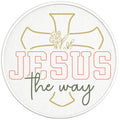 JESUS THE WAY BLACK TIRE COVER