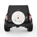 JESUS THE WAY WHITE TIRE COVER