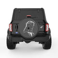 JESUS WITH CROWN THORNS BLACK CARBON FIBER TIRE COVER