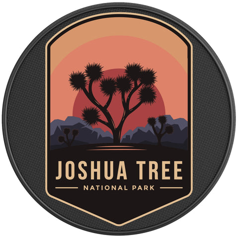 JOSHUA TREE NATIONAL PARK BLACK CARBON FIBER TIRE COVER