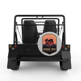 JOSHUA TREE SILVER CARBON FIBER TIRE COVER FOR MOKE