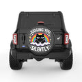 JUDGING YOU SILENTLY BLACK CARBON FIBER TIRE COVER