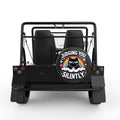 JUDGING YOU SILENTLY BLACK CARBON FIBER TIRE COVER FOR MOKE