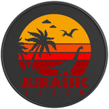 JURASSIC BEACH BLACK CARBON FIBER TIRE COVER