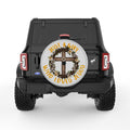 JUST A GIRL WHO LOVES JESUS SILVER CARBON FIBER TIRE COVER