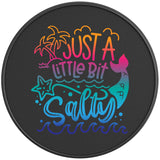 JUST A LITTLE BIT SALTY BLACK CARBON FIBER TIRE COVER