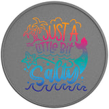 JUST A LITTLE BIT SALTY SILVER CARBON FIBER TIRE COVER