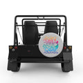 JUST A LITTLE BIT SALTY SILVER CARBON FIBER TIRE COVER FOR MOKE