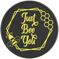 JUST BEE YOU BLACK CARBON FIBER TIRE COVER