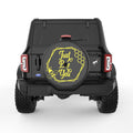 JUST BEE YOU BLACK CARBON FIBER TIRE COVER