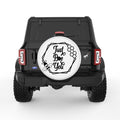 JUST BEE YOU WHITE TIRE COVER