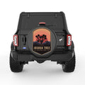 JOSHUA TREE NATIONAL PARK BLACK CARBON FIBER TIRE COVER