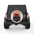 JOSHUA TREE NATIONAL PARK SILVER CARBON FIBER TIRE COVER