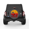 JURASSIC BEACH BLACK CARBON FIBER TIRE COVER