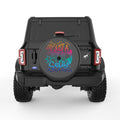 JUST A LITTLE BIT SALTY BLACK CARBON FIBER TIRE COVER