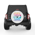 JUST A LITTLE BIT SALTY PEARL  WHITE CARBON FIBER TIRE COVER
