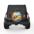 KANSAS BLACK CARBON FIBER TIRE COVER