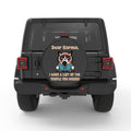 KARMA LIST CAT BLACK CARBON FIBER TIRE COVER