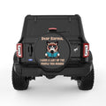 KARMA LIST CAT BLACK TIRE COVER
