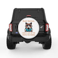 KARMA LIST CAT WHITE TIRE COVER
