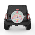 KEEP DUMBFUCKERY TO MINIMUM SILVER CARBON FIBER TIRE COVER