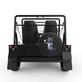 KEEP IT CLASSY AND A LITTLE TRASHY BLACK CARBON FIBER TIRE COVER FOR MOKE