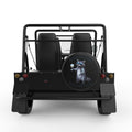 KEEP IT CLASSY AND A LITTLE TRASHY BLACK TIRE COVER FOR MOKE