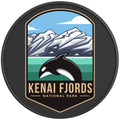 KENAI FJORDS BLACK CARBON FIBER TIRE COVER