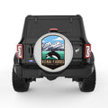 KENAI FJORDS SILVER CARBON FIBER TIRE COVER