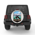 KENAI FJORDS SILVER CARBON FIBER TIRE COVER