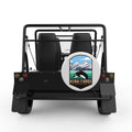 KENAI FJORDS WHITE CARBON FIBER TIRE COVER FOR MOKE