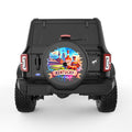 KENTUCKY BLACK CARBON FIBER TIRE COVER