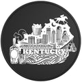 KENTUCKY COMPILATION BLACK TIRE COVER