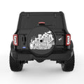 KENTUCKY COMPILATION BLACK TIRE COVER