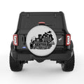 KENTUCKY COMPILATION SILVER CARBON FIBER TIRE COVER