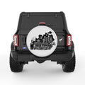 KENTUCKY COMPILATION PEARL  WHITE CARBON FIBER TIRE COVER