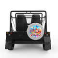 KENTUCKY SILVER CARBON FIBER TIRE COVER FOR MOKE