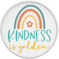 KINDNESS IS GOLDEN WHITE TIRE COVER