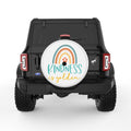 KINDNESS IS GOLDEN WHITE TIRE COVER
